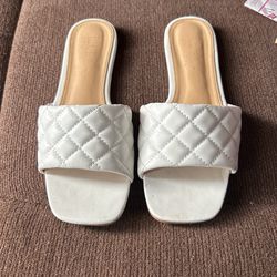 White Sandals 