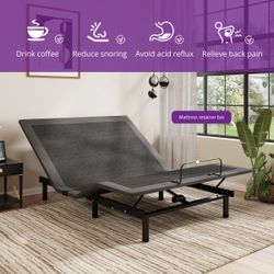 Queen bed and mattress