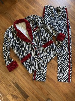 Velvet Costume - Halloween/Dia De Los Muertos/ Pimp/Mac Daddy LARGE