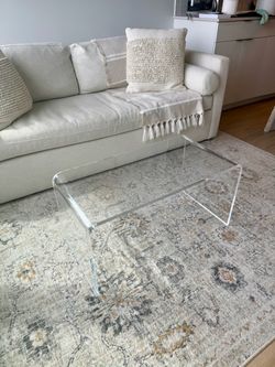 Acrylic Sled Coffee Table