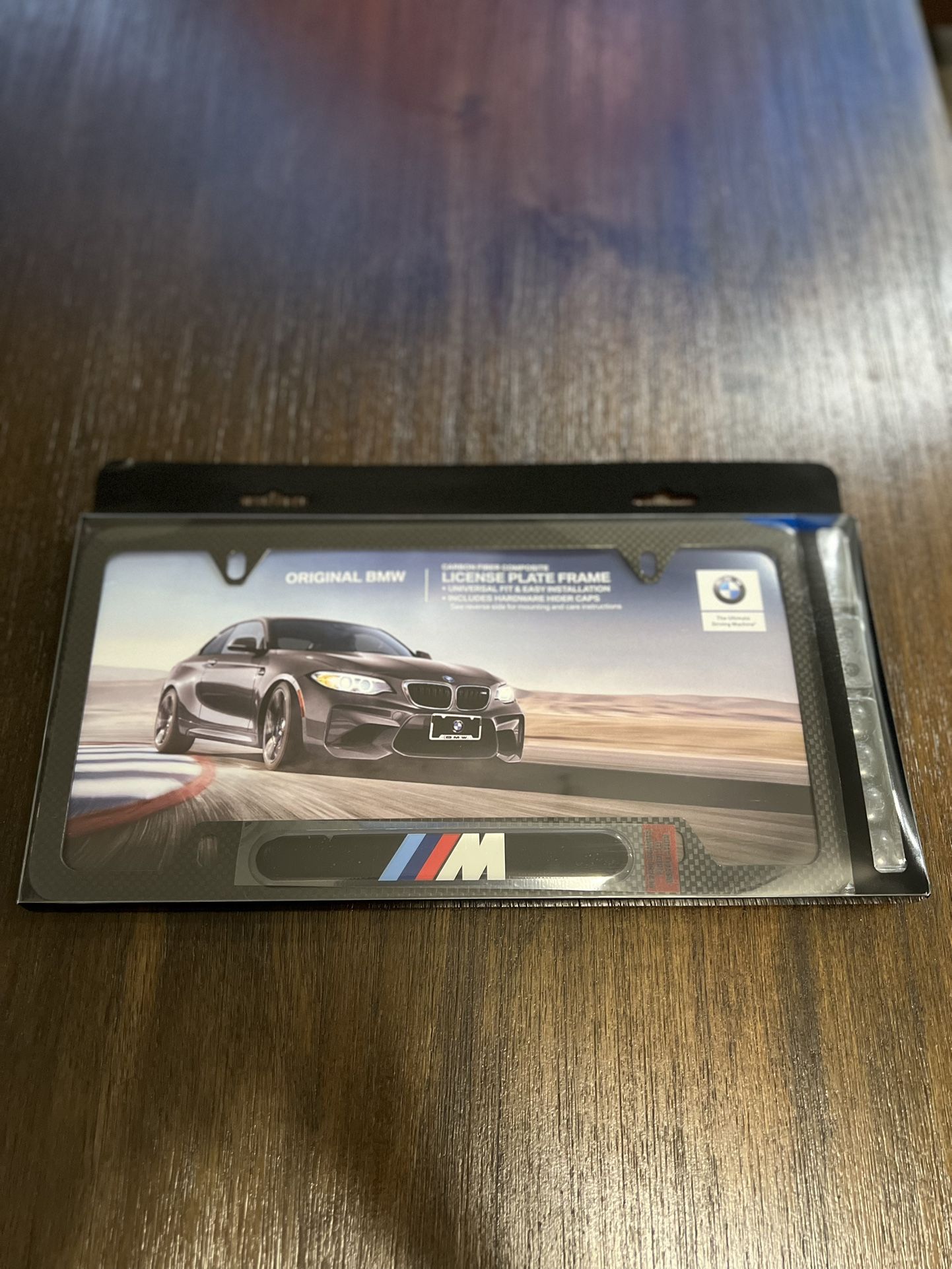 BMW OEM Carbon Fiber “M” License Plate Frame
