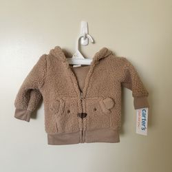 NWT Carter’s 3M Teddy Bear Jacket 