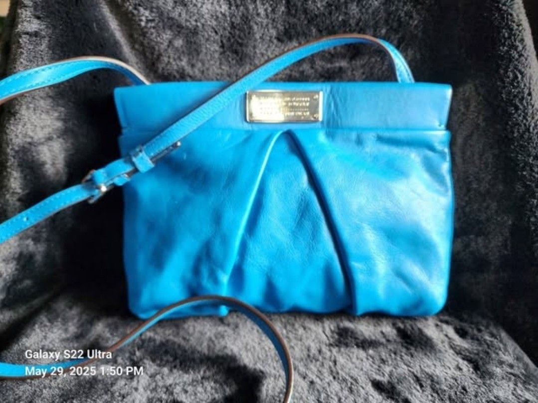 Beautiful Sky-Blue MARC JACOBS Purse Boho Bag