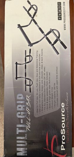 ProSource Multi-Grip Doorway Pull-Up Bar – Like New