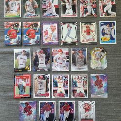 Mike Trout Lot of 26 Total Baseball Cards HIGH GRADE MINT CONDITION Anahiem Angels 
