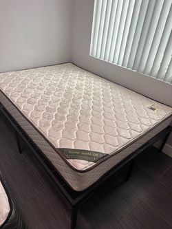 Sleep-Suite.01 Full Mattress with Metal Bed Frame