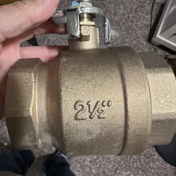 2 1/2 Brass Ball Valve
