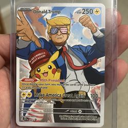 Pokémon  Donald Trump Card 