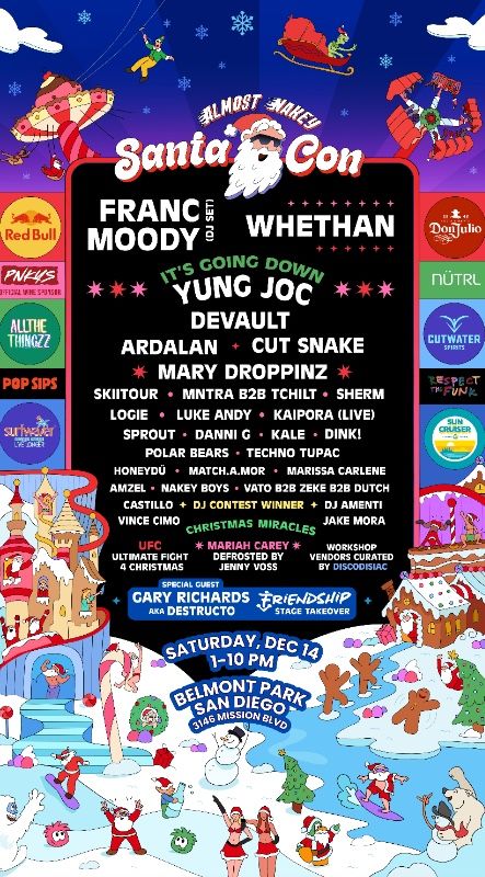 SantaCon Belmont park Sat 12/14!