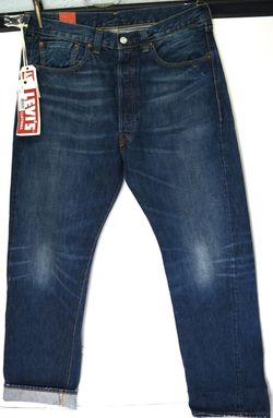 Levi's Vintage Clothing LVC 1947 501XX Tanner Cone Mills Selvedge Denim W36 L34 Mens Jeans