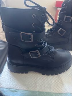 Black boots