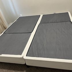 King Box Spring And Bed Frame 