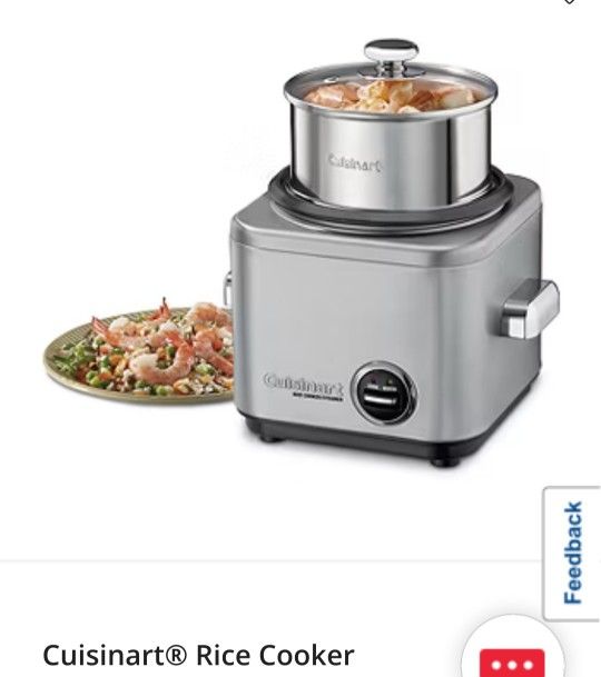 New Cuisinart 4-cup rice cooker & steamer