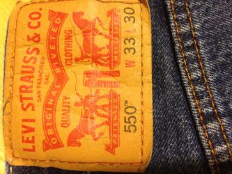 Levi's 550 W33 L30