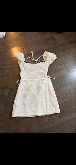 White Princess Polly Mini Dress