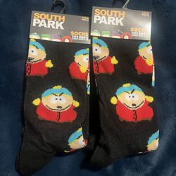 South Park Crew Socks Sz 6-12 2 Pair