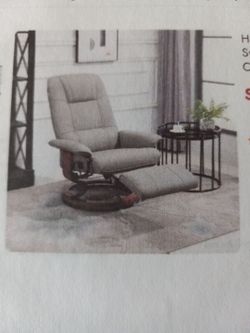 Swivel base recliner chair