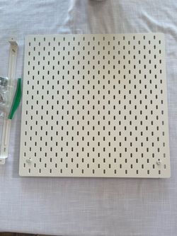 IKEA Skadis 22x22 white pegboard
