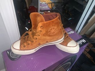 Unisex suede high top converse