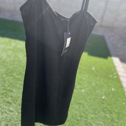 Black Spaghetti Strap Mini Dress – Fitted – New With Tags