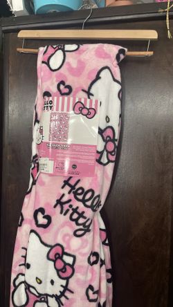 Hellokitty leopard blanket