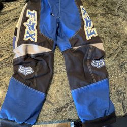 FOX  Kids Moto Pants Size 22  Excellent Cond