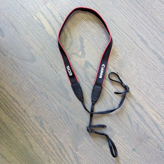 Canon EOS Camera Neck Strap | Black, Slim
