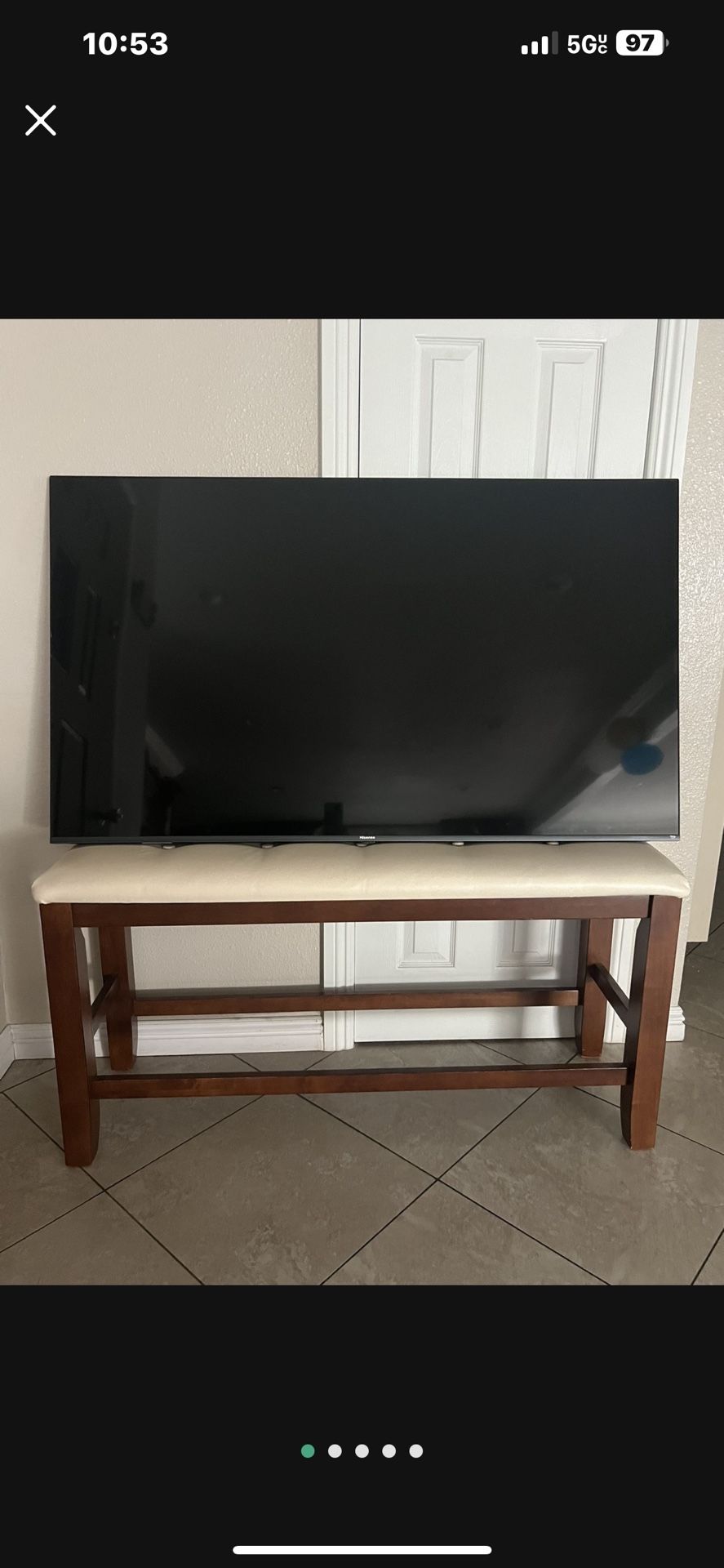 58” Hisense Tv