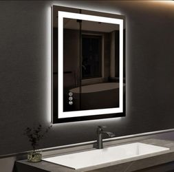 LED lighted Bathroom Mirror 20" x 28"
