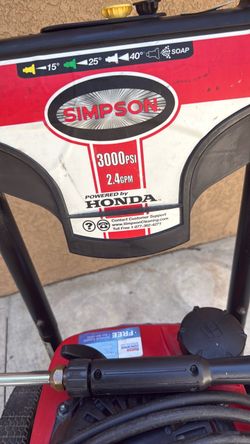 Honda Pressure Washer 3000 psi in excellent conditions