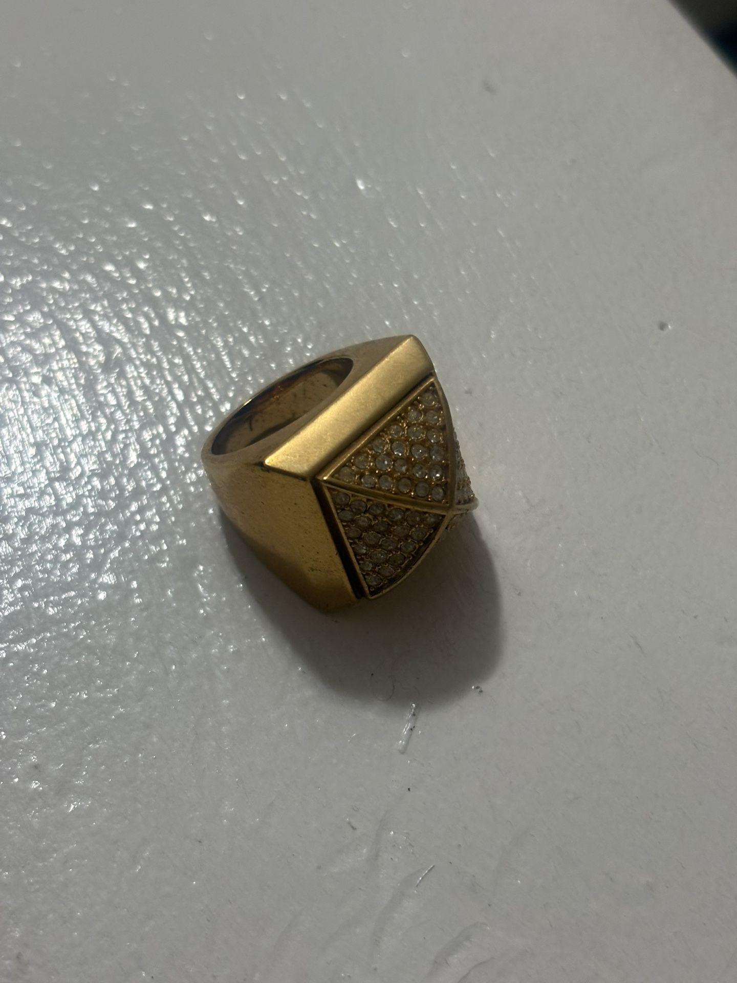 Michael Kors Gold Pyramid Ring