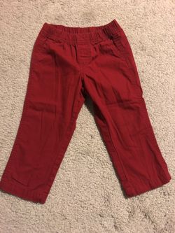 Boys red pants (24mo)