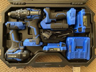 Kobalt XTR impact driver/Hammer drill kit 24v