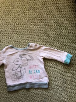 babyGap + Peanuts Limited Edition Sweatshirt - Size 6-12 Months
