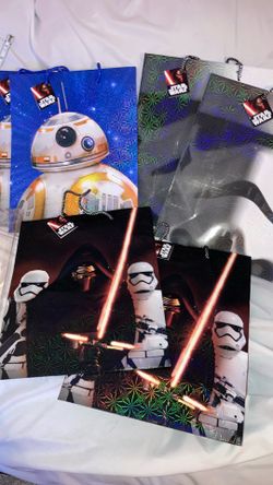 Star Wars Gift Bags Brand New Six Total Two Of Each $20 For All