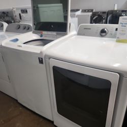 💢💢SAMSUNG SET STEAM WASHER AND ELECTRIC DRYER 