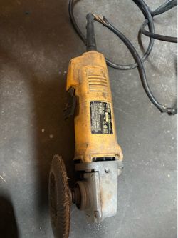 Dewalt grinder
