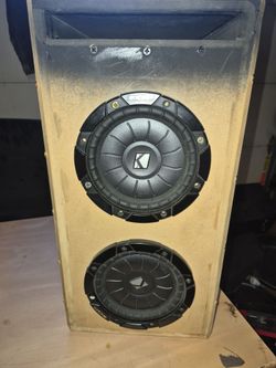 Dual Kicker Subwoofers in Custom MDF Box