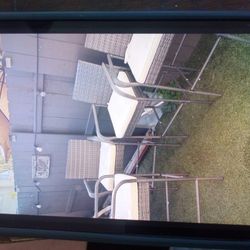 4 Set Patio High Chairs  $60