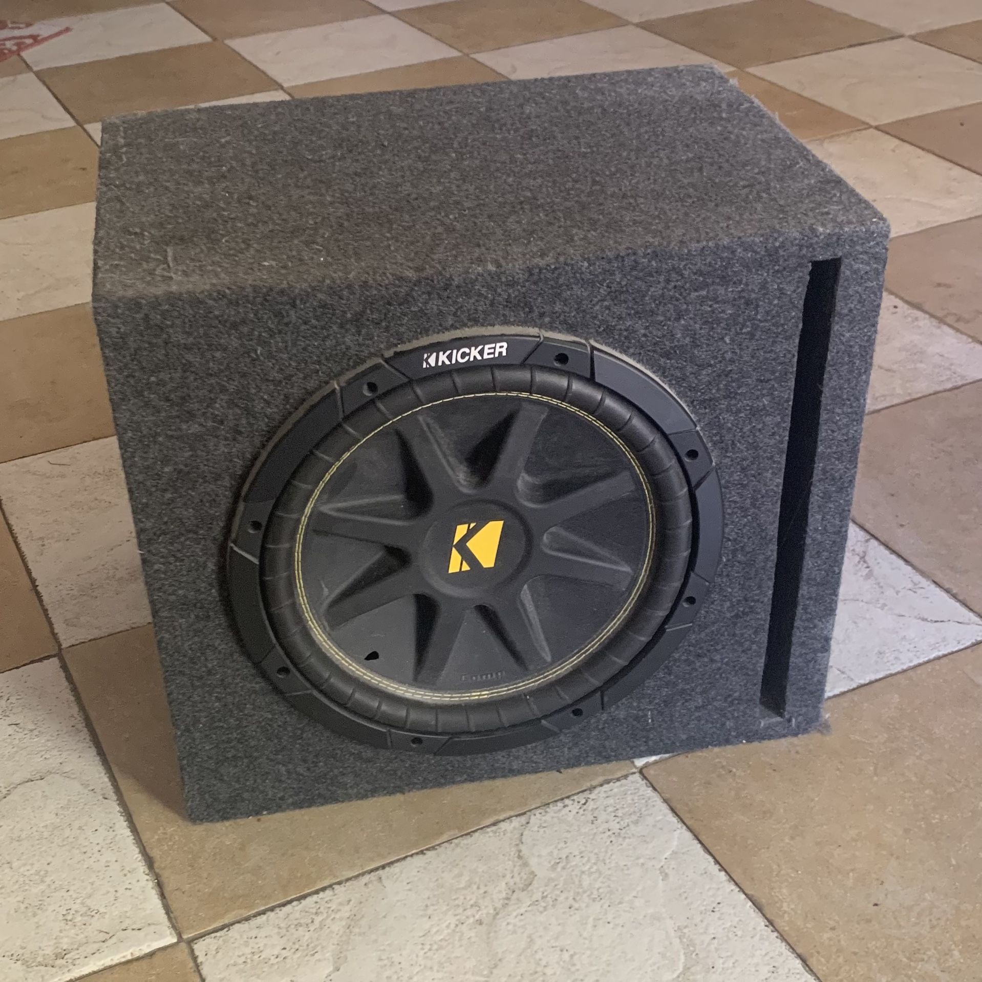 KICKER Comp 12-Inch Subwoofer w/ Enclosure