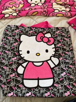 deadstock black y2k hello kitty back