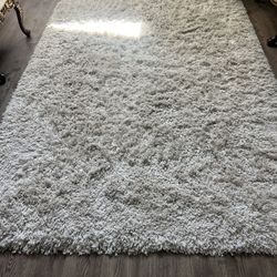 Off White Shag Rug