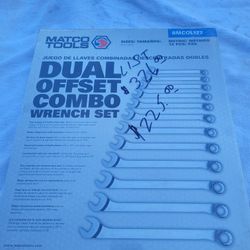 Matco Dual Offset Metric Wrench Set 