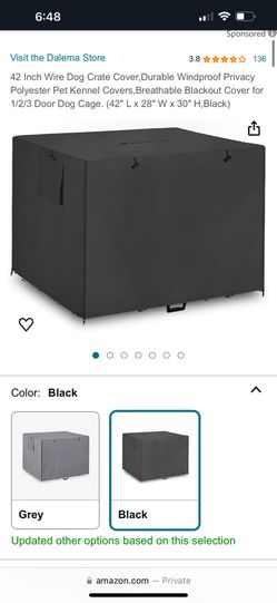Crate Cover Black