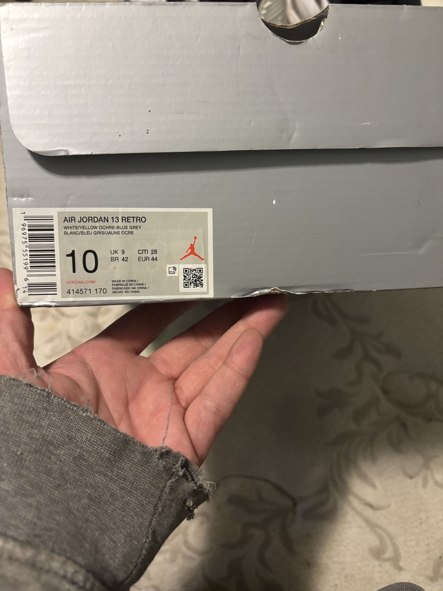 Jordan Retro 13 Blue Grey