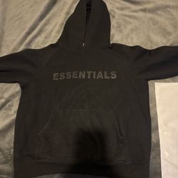 Fear of God Essentials black hoodie