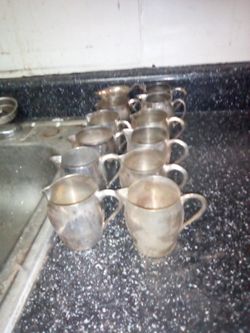 Cream cups sold by the whole set there