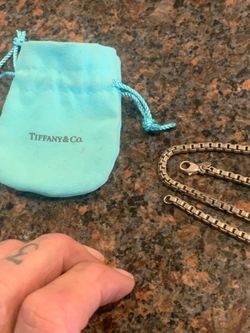 Nice Tiffany Venetian link 18 inches it’s been along since last cleaned