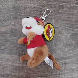 4-inch Buc-ee Beaver Plush Bag Clip