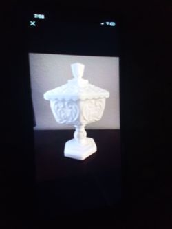 Vintage Milk Glass Candy Dish
